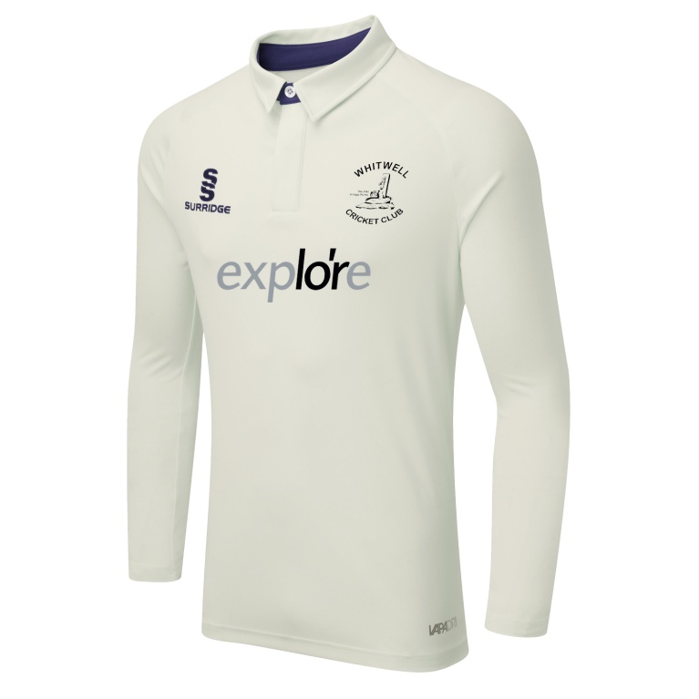 Ergo Long Sleeve Cricket Shirt Navy